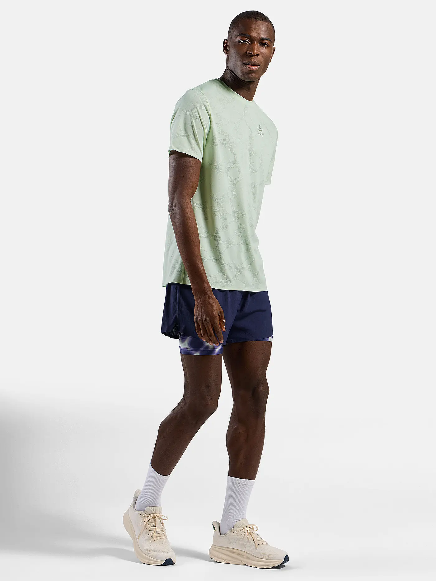ODLO | Herren Laufshort Zeroweight Print 5inch | 
